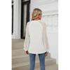 Autumn Winter Lace Patchwork Sleeves T Shirts Fashion Elegant Long Sleeves Top Women’s Round Neck Plus Size Loose T-shirt