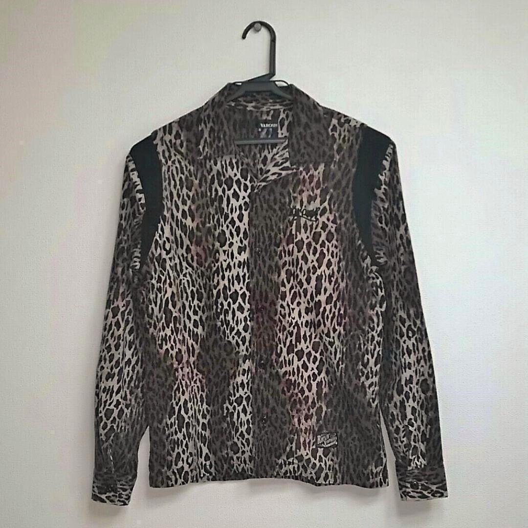 

[USED] For Y2K and Achieve fans, Valosh/Vintage Leopard Print Bowling Shirt