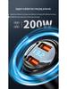 Dual USB Car Charger with Fast Charging & 200W Negative Ion Air Purifier
