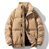 Warme dicke Herren Daunenjacke mit Stehkragen 850 Füllkraft Weiße Entendaune Lockerer Schnitt Winter-Oberbekleidung Tägliche Kleidung