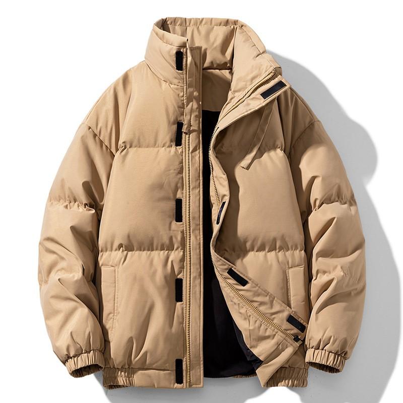 Warme dicke Herren Daunenjacke mit Stehkragen 850 Füllkraft Weiße Entendaune Lockerer Schnitt Winter-Oberbekleidung Tägliche Kleidung