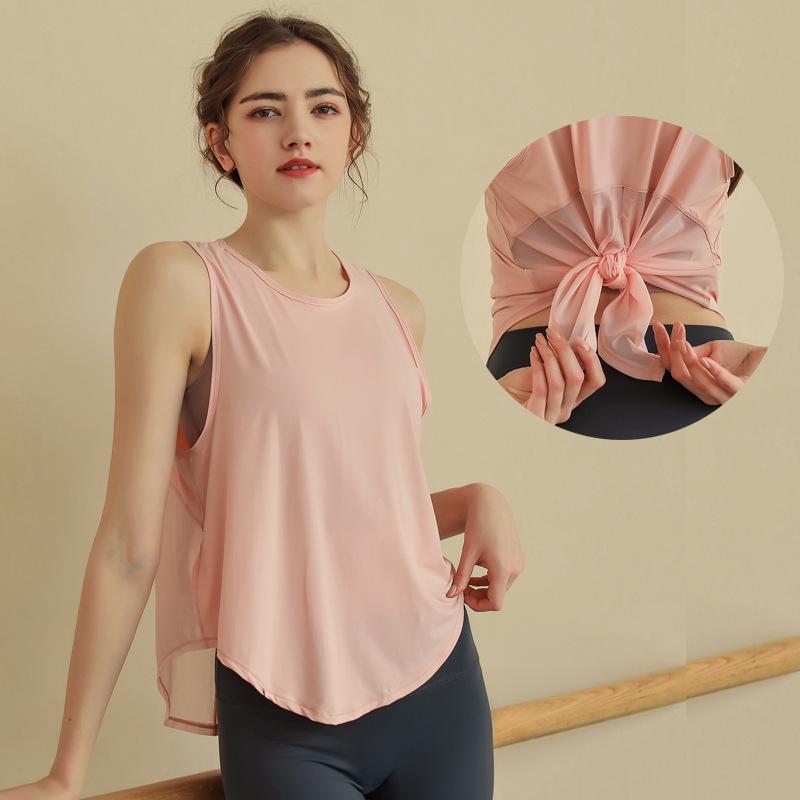 Summer Quick-Dry Mesh Sport Cover-Up: Women's Breathable Slimming Yoga Tank Top & Short-Sleeve T-Shirt