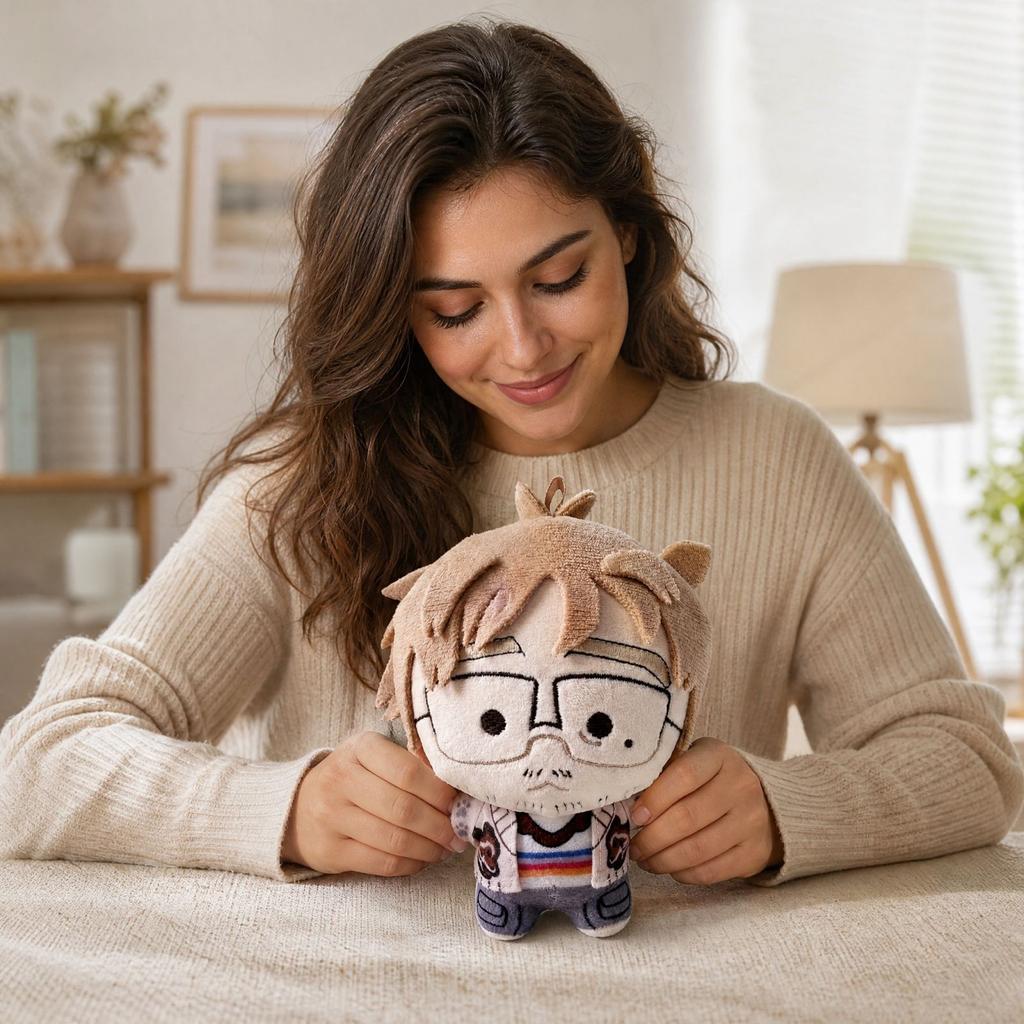 Plush Stuffed Animal Doll Toy, Soft Cute Plushie for Kids, Adults and Home Decor
