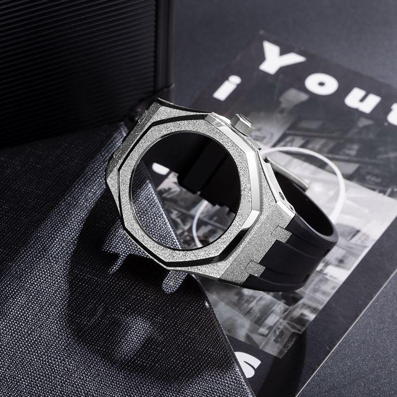 

GA-2100 316L Модифицированный комплект безеля Для Casio G-Shock GA2100 GA-2110 Набор ремешков для часов Металлический браслет Ремешок для часов Корпус мужские Аксессуары GA-2100 2110 GAB2100