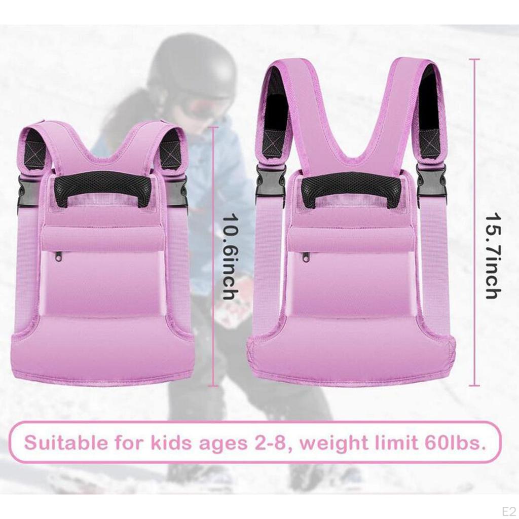 Kinder-Snowboard-Trainingsgurt - Verstellbarer Schultergurt für sicheres Skifahren Geeignet