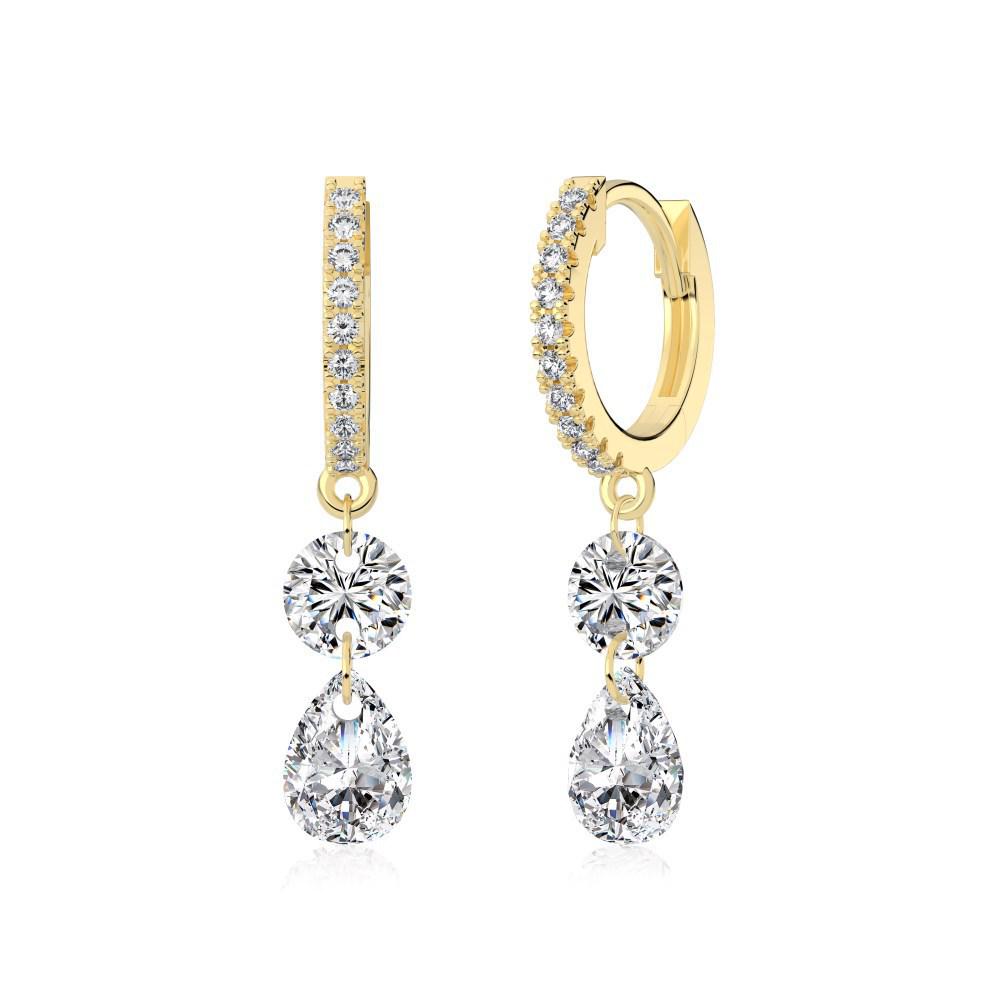 Japanische & Koreanische S925 Sterling Silber Geometrische Zirkon Ohrstecker für Damen - Elegantes, Vielseitiges, Leichter Luxus Modeaccessoire