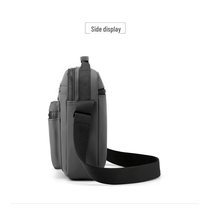 Men's Waterproof Large Capacity Casual Crossbody Tablet Bag
