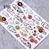Decorative Adhesive Stickers Halloween Nail Art Stickers, Ghost Flower Skull Spider Web Self-Adhesive Supplies Manicure Decals, DIY for Women