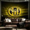 Custom Name BSC Young Boys Printed Tapestry – Wall Hanging for Bedrooms, Dorms, and Home Decor