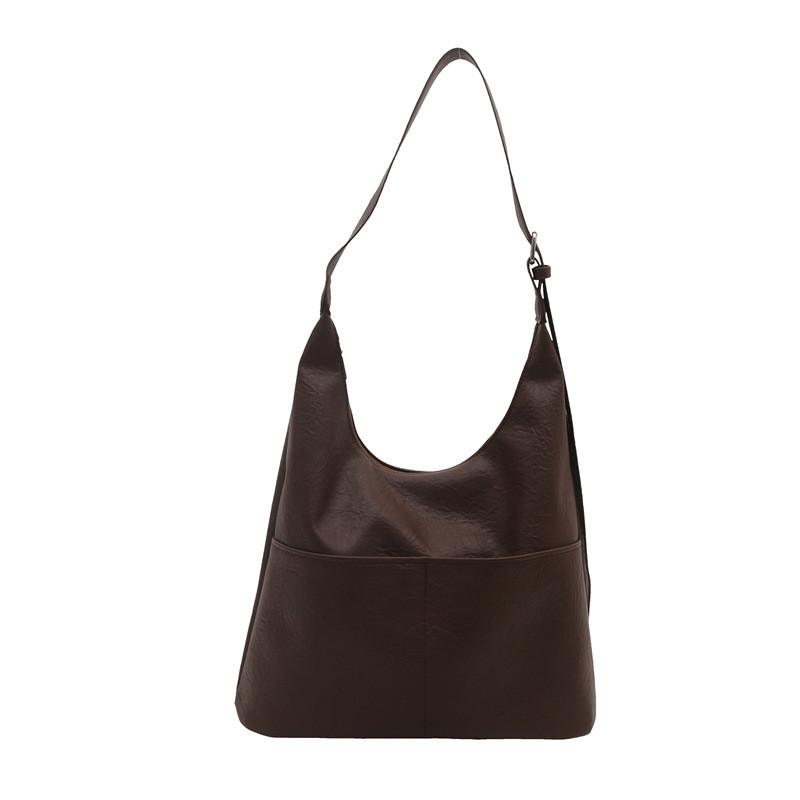 Womens Large Capacity Tote Bag With Zipper Closure And Inner Pouch For Commuting