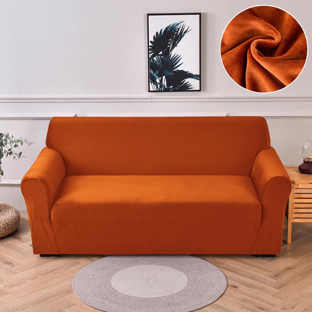 

Ультрамягкий чехол для дивана из бархата Silver Fox Velvet с высокой эластичностью Four-seater 235-300 cm