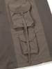 Bbc Earth W Woven Patch Buckle Cargo Skirt_Dark Grey