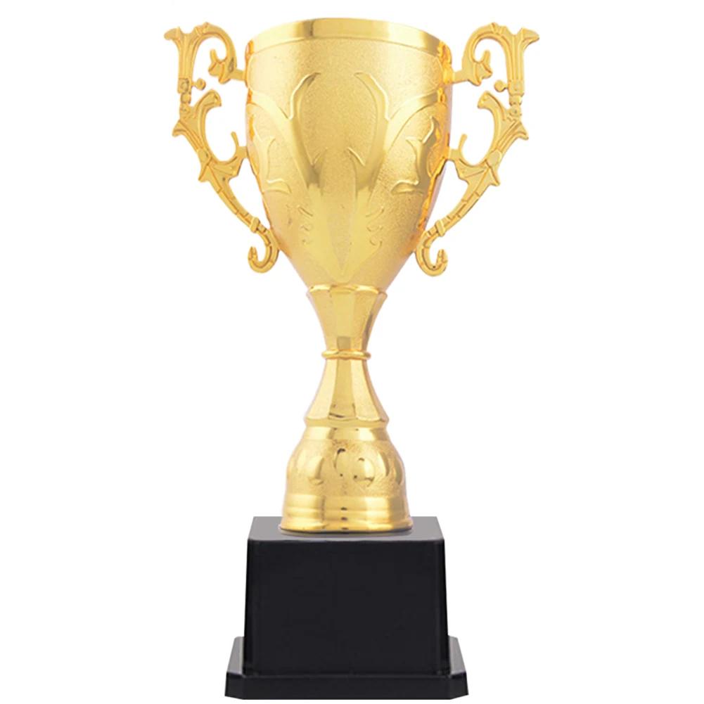 Gold Trophy Reward Trophy Cup Competition Soccer Small Prize Cup Winners Award Trophy for Basketball Football Winners Gifts