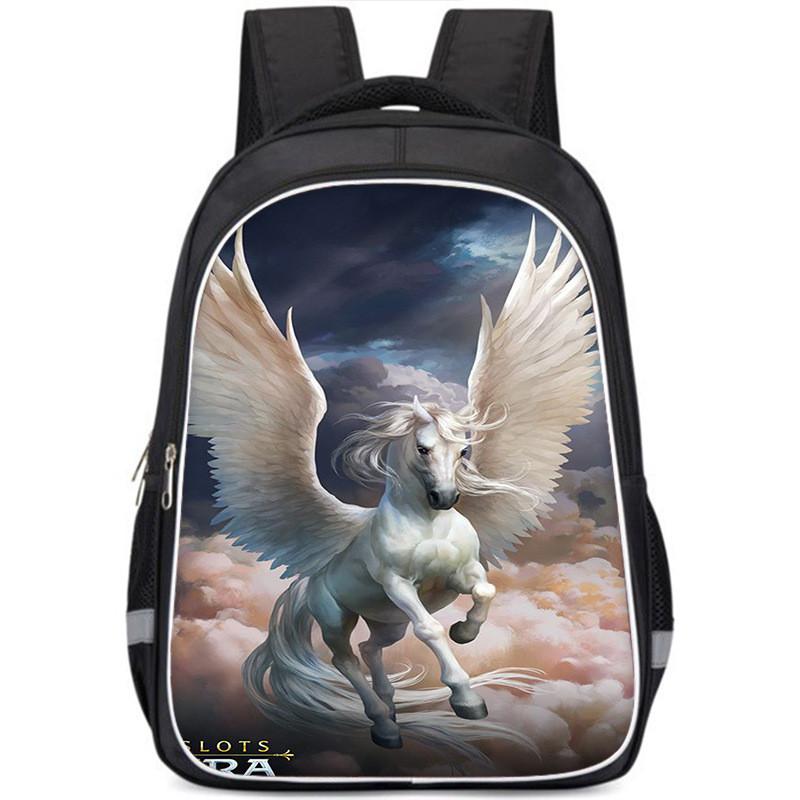 Large Capacity Lightweight Oxford Cloth Kids Backpack For School Unisex