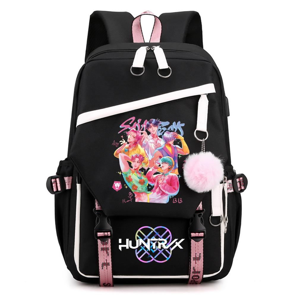 Anime K-pop Demon Hunters Printed Large Capacity Backpack for Teenger Student Girl Boy Back To School Bookbag Kid Gift Women Waterproof Travel Bag