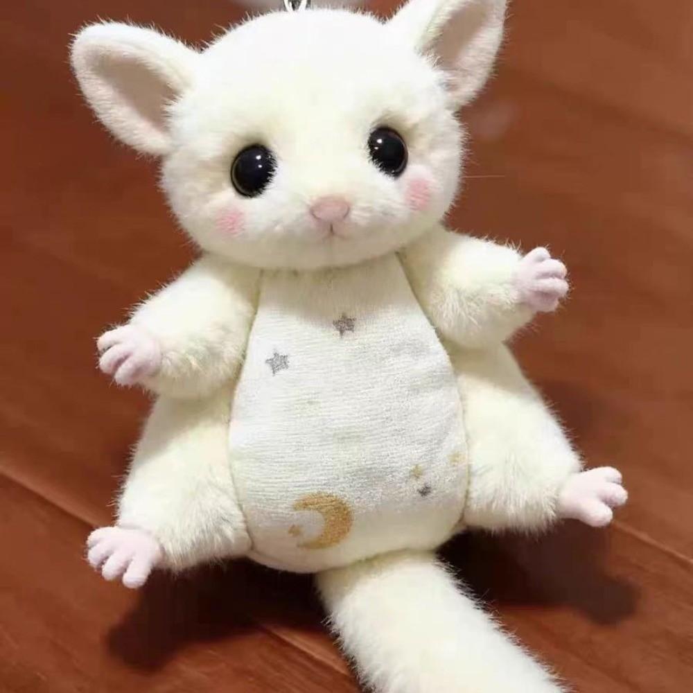 Gifts Soft Sugar Glider Plush Toy Mini Bag Charm Flying Squirrel Keychain Bag Accessories Plush Keychain
