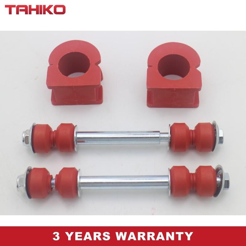 4PC K700538 K200222 Front Stabilizer Sway Bar Links + Bushings FIT FOR Silverado Sierra Cadillac Escalade,Chevy Tahoe,GMC Yukon