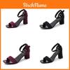 Fashion Summer Womens Roman Style Open Toe Low Heel Sandals With Buckle For Adults