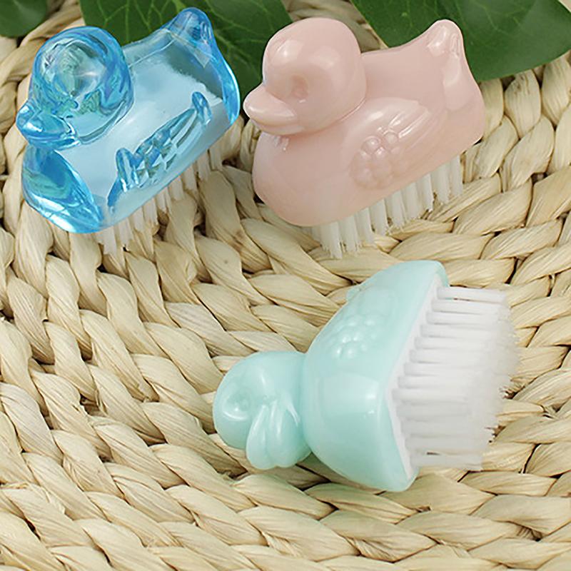 Gyvūno nagų šepetėlis Nagų dailė Manikiūras Pedikiūras Minkštas Pašalinti Dulkes Plastikinis Valymas Nagų Šepetėliai Dildė Apykaklės Šepetėlis Įrankių Rinkinys Salonas