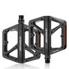 1/2Set Double DU Bearing Ultralight Bike Pedals with Reflector Mountain Bike Flat Pedals Bicycle Platform Pedal Bike Accessories