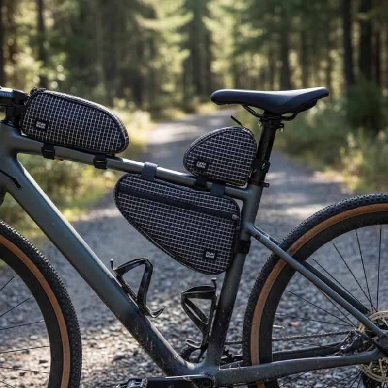 Rámová brašna na horní trubku jízdního kola s popruhy pro rychlé uvolnění Snadný přístup Pro silniční cyklistiku Horskou cyklistiku Denní dojíždění