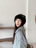 Women's Winter Plush Ear Protection Hat - Korean Style with Loose Fit for Big Head, Cold Protection & Slimming Effect