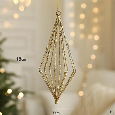 Christmas Tree Hanging Decoration Hollow Out Decor Charm Holiday Ornament for Nursery