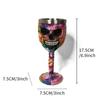 2025 New Skull Goblet Graffiti Statue Ornament Retro Claw Abstract Sculpture Statue Halloween Gift Home Décor