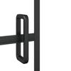 Shower Enclosure ESG 116 X 140 Cm Black