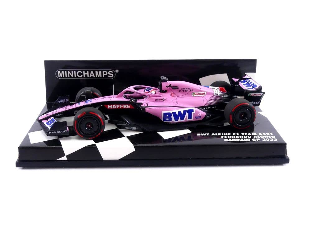 

Minichamps Alpine F1 Team A522 2022 Bahrain GP Alonso 1/43 #14 F.