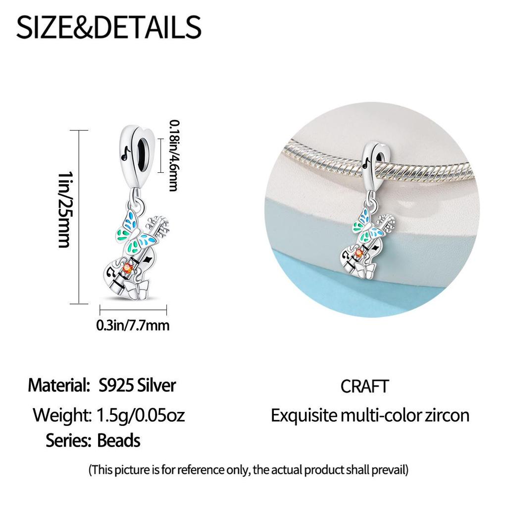 S925 Sterling Silver DIY Bracelet Charms - Trendy and Classic, Independent Design, Pandora Style