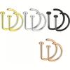 1/3PCS Geometric Nose Ring, Punk Septum Hoop for Women, Stainless Steel Nose Stud Body Jewelry, Piercing Gift