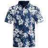 Hawaiian Plants Polo Shirt Man Summer 3D Print Leaves Flower Short Sleeve Golf Polo Shirts Oversized Street