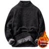 Chenille Men's Half-High Collar Loose Knit Sweater - Warm Japanese Style, Trendy Winter 2024 Pullover