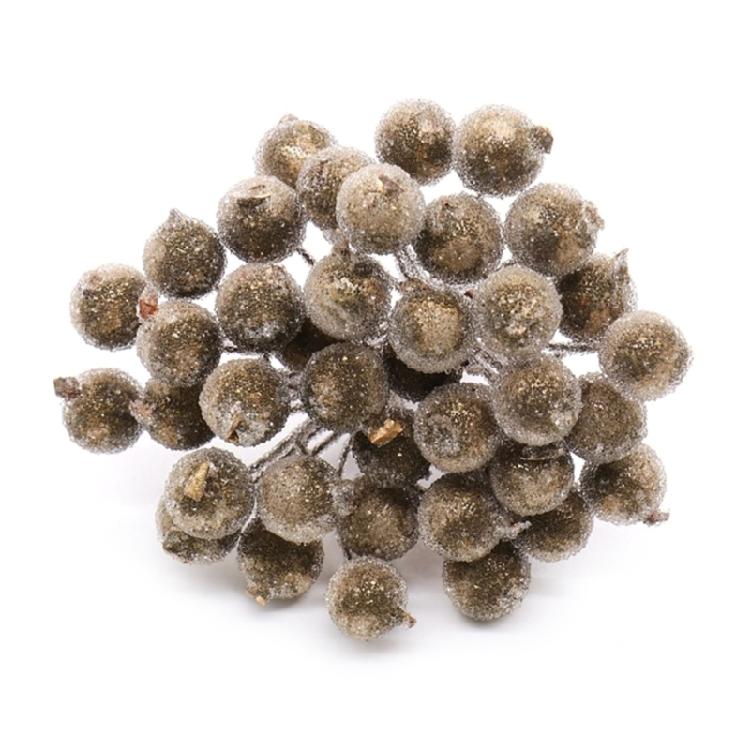 Pack of 40 Artificial Foam Berries Christmas Bright Faux Berries for Enhancing Holiday Decors and Handmade Projects