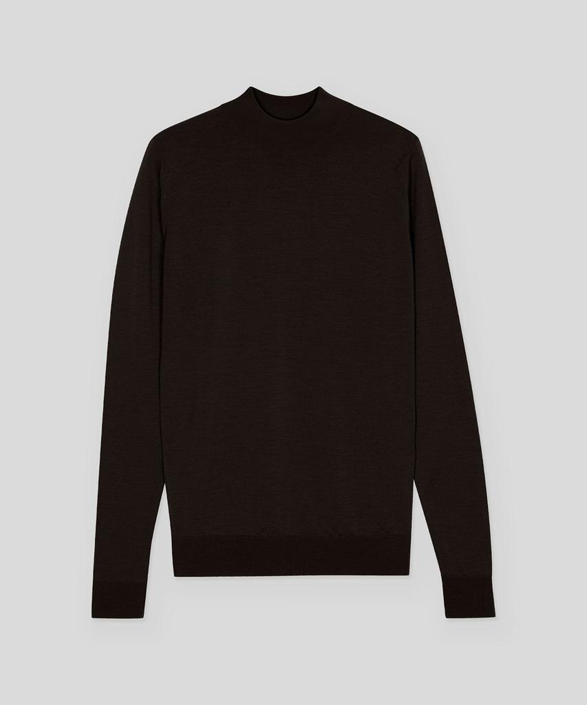 Jonseumedeulli Harcourt Merino Wool Mock Neck Knit Classic 10 Colors (A Type)