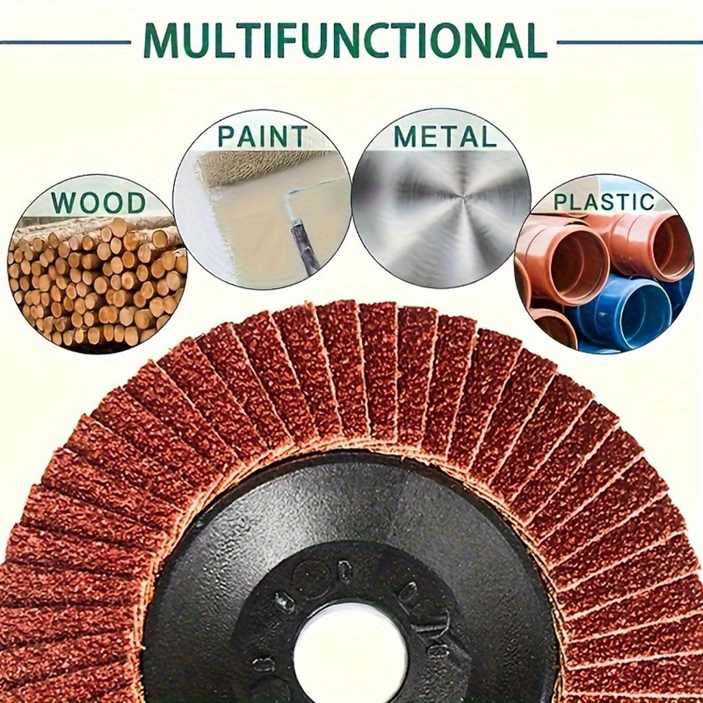 Diamond Flap Grinding Wheel for Angle Grinder Heavy Duty Metal Rust Removal Polishing Disc Durable Abrasive Grinding Wheel for Industrial Use