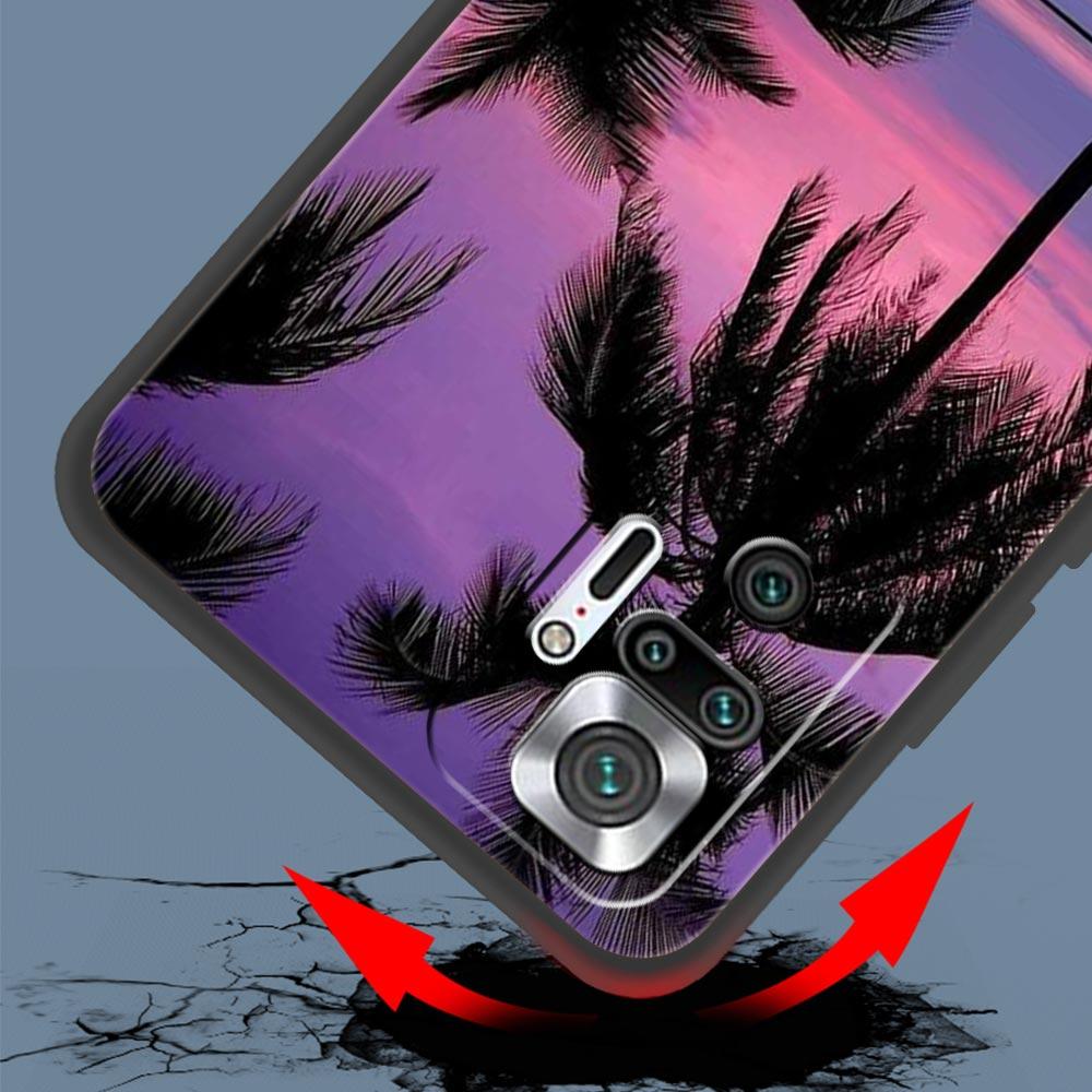 Coconut Palm Tree Phone Case For Xiaomi Redmi Note 14 13 12 5G 9S 9 10 11 Pro Plus 9T 14C 13C 12C 10C 9C 9A Soft Silicone Cover