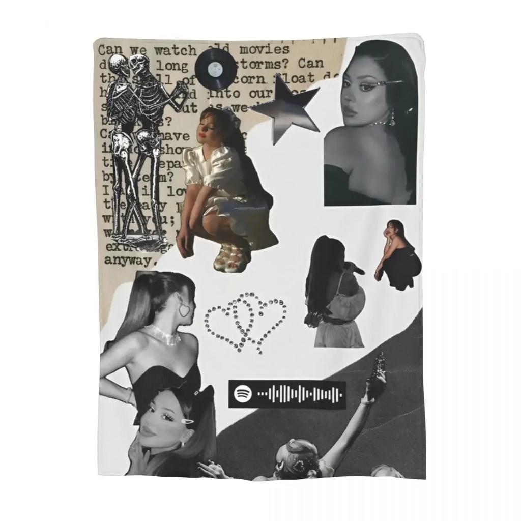Ayliva Cool Singer Pop Music Blankets Fleece Printed Liebe Tour Cozy Lightweight Throw Blankets for Sofa Office Bedspreads