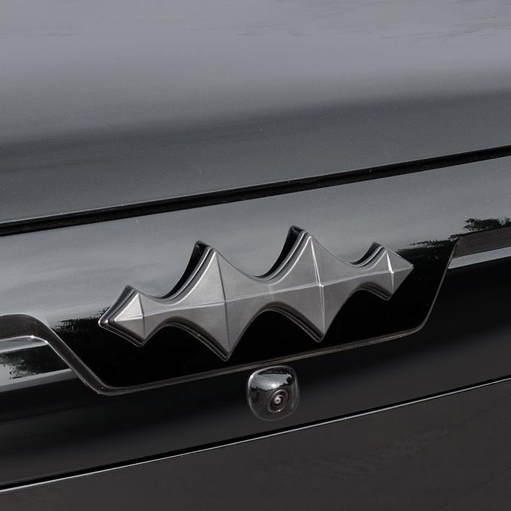 For BYD Leopard 8 Car Logo Decoration Stickers Blackened Front And Rear Logos Front And Rear Logos Modified Car Accessories