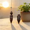 Dowsing Wooden Pendulum Wooden Reiki Spiritual Pendulo Creative Gift Round Cone Pattern