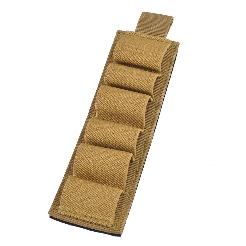 Tactical 6 Shell Holder 12Ga Nylon Carrier Shotshell Pouch