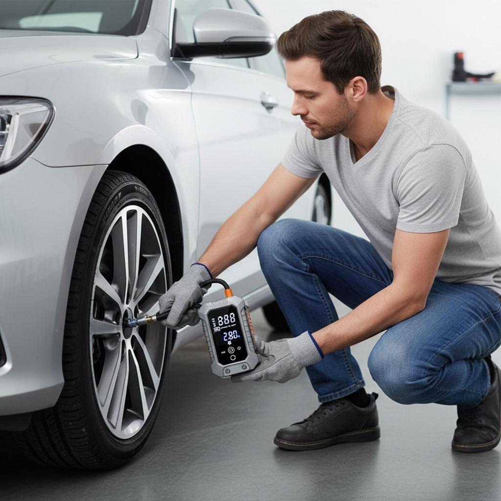 Tire Inflator Electric Auto Shut-Off Car Tire Air Pump Portable Inflator For Bike Sedan SUV Balls Inflatable Toys Balloons