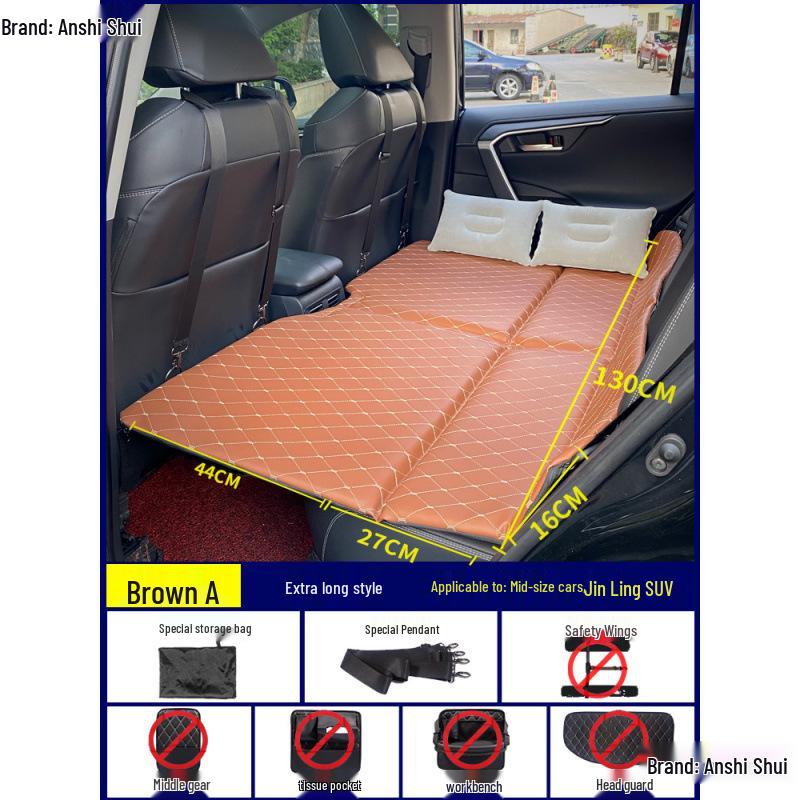 Foldable Car Rear Seat Sleeping Mattress for Travel