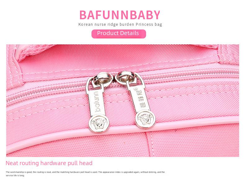 Elementary School Trolley Backpack for Girls (Grades 1-3 and 5-6), Ages 6-12, Korean Style