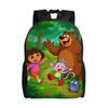 D-Doras and Friends Backpack Student  Lightweight Backpacks Polyester Style School Bags Outdoor Designer Rucksack