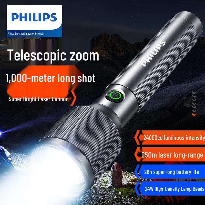 Philips High-Power Rechargeable LED Flashlights