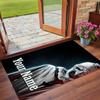 Crystal Velvet Rug Custom Name Text, Soft Non Slip Floor Mat Home DecorTerrifier Art the Clown