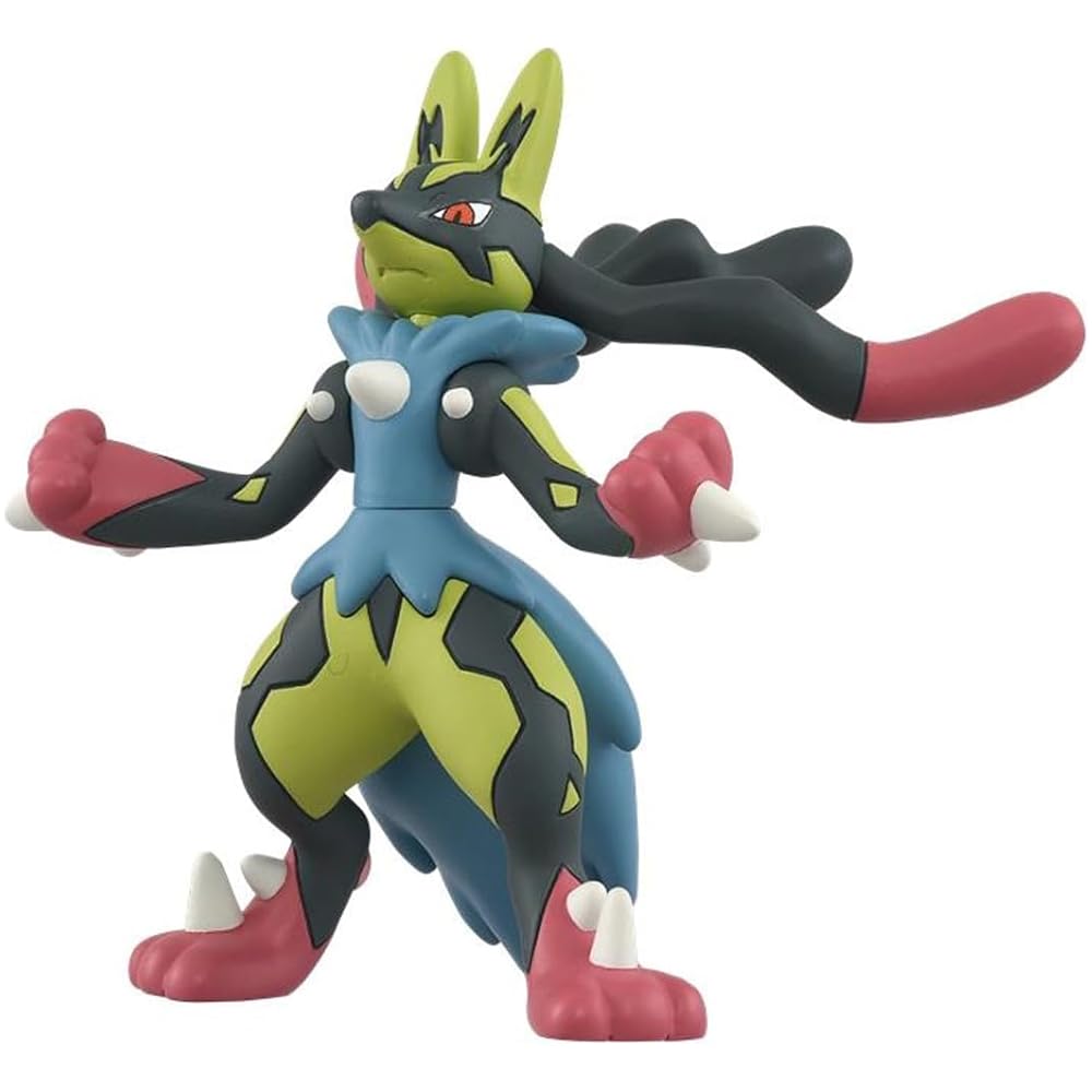 Takara Tomy Pokmon Moncolle Yellow Mega Lucario Figure Collectible Toy