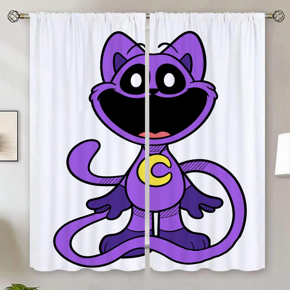 

CATNAP DOGDay Modern Home Decoration Bedroom Blackout Curtains for Window Tulle in Kitchen Curtain Tiebacks Living Room Curtains W50xH70cmx2pcs-CL
